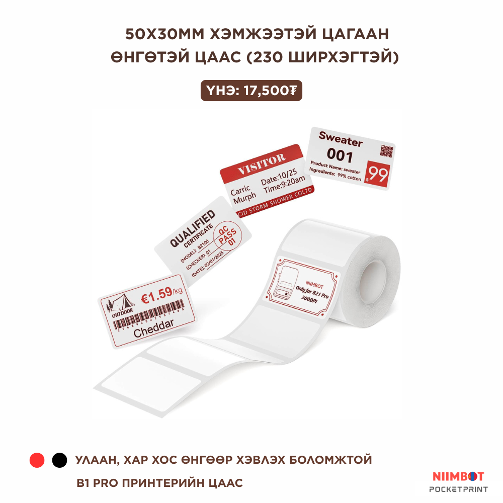 B1 ПРО ШОШГО ХЭВЛЭГЧ - УЛААНААР ХЭВЛЭХ ЦААС
